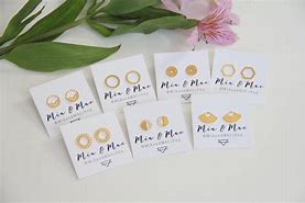 Image result for Minimalist Gold Earrings