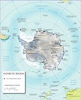Image result for Antarctic On Map