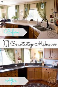 Image result for DIY Kitchen Countertop Makeover