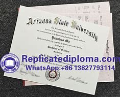 Image result for Arizona State University Sample Diploma