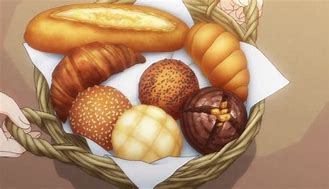 Image result for Anime Food Bread