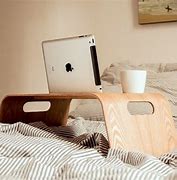 Image result for iPad Wooden Stand for Bed