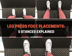Image result for Leg Press Foot Placement