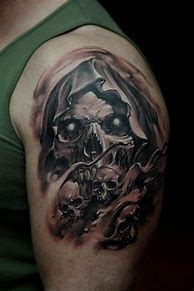 Image result for Cool Skull Tattoo Drawings