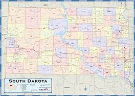Image result for Wall South Dakota Map