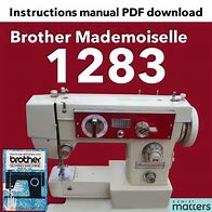 Image result for Brother P817001 Sewing Machine Manual