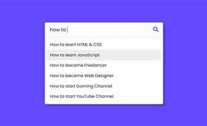 Image result for Input Search Bar HTML