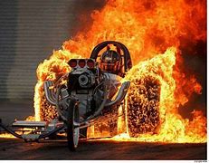 Image result for NHRA Top Fuel Car Burnout