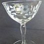 Image result for Vintage Crystal Champagne Glasses with Frosted Stem