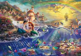 Image result for Disney Little Mermaid Backdrop Wallpaper