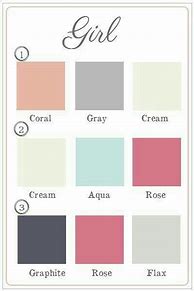 Image result for Baby Girl Color Schemes
