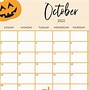 Image result for Octobher Calendar