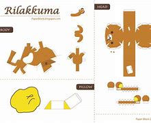 Image result for Rilakkuma Papercraft Templates