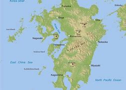 Image result for Map of Japan Cities Kyushu