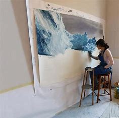 Zaria Forman, "Chasing the light": iceberg dipinti per la lotta contro cambiamento climatico (FOTO) | L’Huffington Post