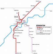 Image result for Edmonton LRT Lines Map