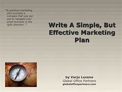 Image result for Sample Written Marketing Plan