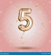 Image result for Beautiful Birthday Number 5