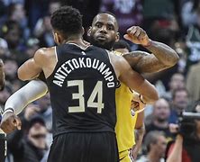 Image result for Giannis and LeBron
