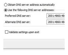 Image result for Google DNS IPv6