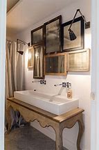 Image result for Console Table Bathroom Ideas
