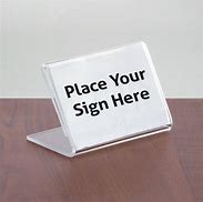 Image result for Stand Up Sign Holders