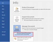Image result for Microsoft Word Document Recovery