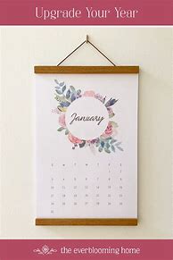 Image result for Hanging Calendar with Photos