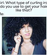Image result for Relatable Curly Hair Memes