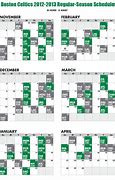 Image result for Celtics Schedule 2018 Printable