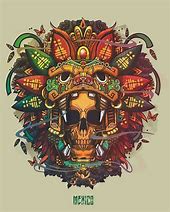 Image result for Aztec Skull