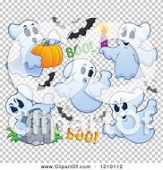 Image result for Clip Art of Ghosts and Bats