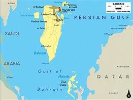 Image result for Bahrain Island Map