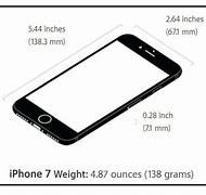 Image result for iPhone 7 Length and Width