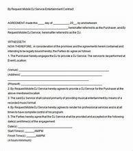 Image result for Mobile DJ Contract Template