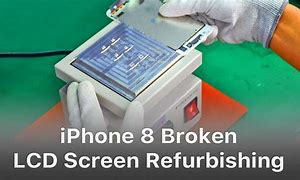 Image result for Broken Inside Screen iPhone 8