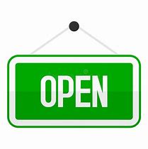 Image result for Open Sign Green