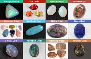 Image result for Different Kinds of Opal Stones