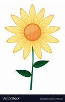 Image result for Sunflower Cartoon Vecto