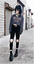 Image result for Cute Grunge Outfits for Girls with Pants