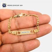 Image result for 18K Gold Baby Bracelet