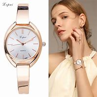 Image result for Rose Gold Watch with Wide Bracelet