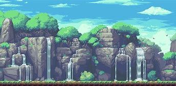 Image result for Pixelated Earth City Background