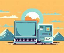 Image result for Man On Computer Cartoon