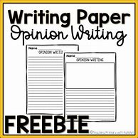 Image result for Opinion Writing Paper Template