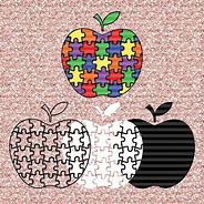 Image result for Puzzle Piece Apple