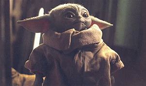 Image result for Baby Yoda Looking Up Pic