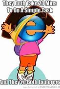 Image result for Internet Explorer Dora Meme
