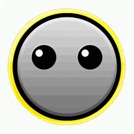 Image result for Geometry Dash Cat Yellow Black Icon GIF