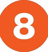 Image result for Orange Number 8 Icon